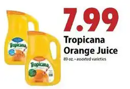 Festival Foods Tropicana orange juice offer