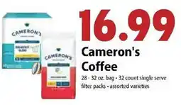 Festival Foods Cameron's Coffee offer