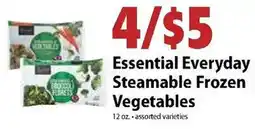 Festival Foods Essential Everyday Steamable Frozen Vegetables offer
