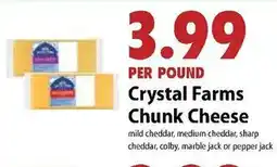 Festival Foods Crystal Farms Chunk Cheese offer