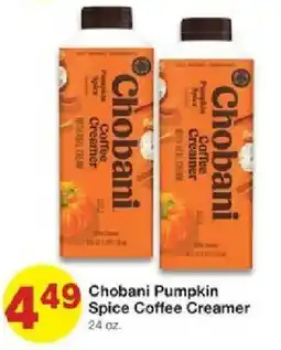 United Supermarkets Chobani Pumpkin Spice Coffee Creamer offer