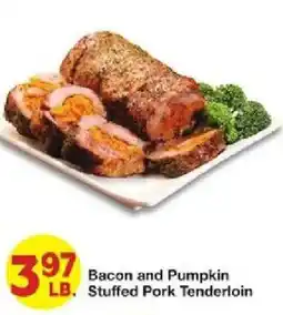 United Supermarkets Bacon and Pumpkin Stuffed Pork Tenderloin offer