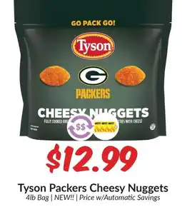 Woodman's Tyson Packers Cheesy Nuggets offer