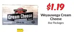 Woodman's Weyauwega cream cheese offer