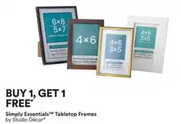 Michaels Simply Essentials™ Tabletop Frames by Studio Décor® offer