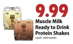 Festival Foods Muscle Milk Ready to Drink Protein Shakes offer