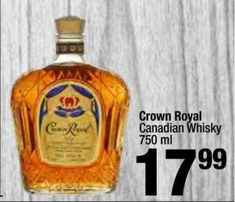 Super King Markets Crown Royal Canadia Whisky offer