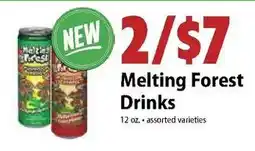 Festival Foods Melting Forest Drinks offer