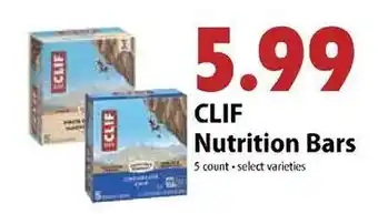 Festival Foods Clif nutrition bars offer