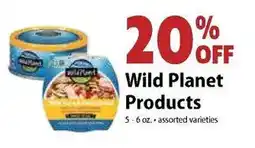 Festival Foods Wild Planet Products offer
