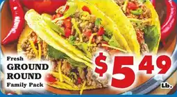 Foodland Fresh Ground Round Family Pack offer