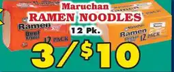 Foodland Maruchan ramen noodles offer