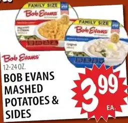 Karns Bob Evans mashed potatoes & sides offer