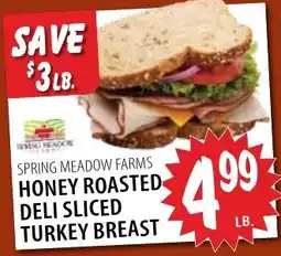 Karns Spring meadow farms honey roasted deli sliced turkey breast offer