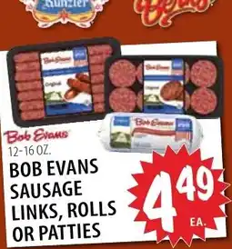 Karns Bob Evans sausage links, rolls or patties offer