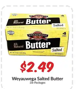 Woodman's Weyauwega salted butter offer