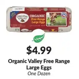 Woodman's Organic Valley Free Range Large Eggs offer