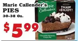 Foodland Marie Callender's Chocolate Brownie Cream Pie offer