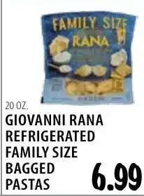 Karns Giovanni Rana refrigerated family size bagged pastas offer