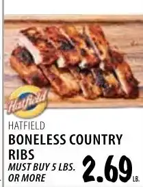 Karns Hatfield boneless country ribs offer