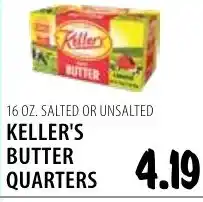Karns Keller's butter quarters offer