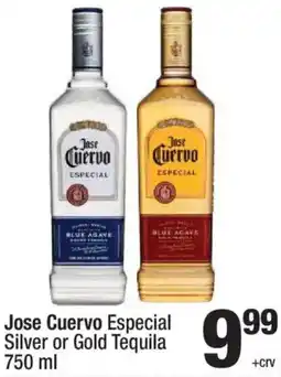 Super King Markets Jose Cuervo Especial Silver or Gold Tequila offer