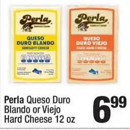 Super King Markets Perla Queso Duro Blando or Viejo Hard Cheese offer