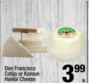 Super King Markets Don Francisco Cotija Or Karoun Halebi Cheese offer