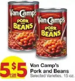 United Supermarkets Van Camp's Pork and Beans offer
