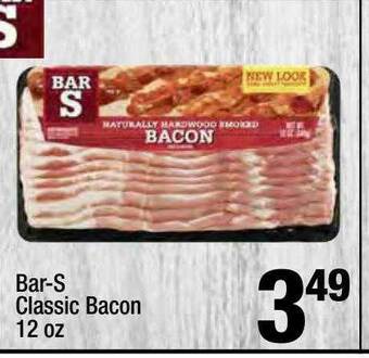 Super King Markets Bar-S Classic Bacon 12 Oz offer