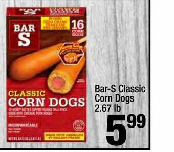 Super King Markets Bar-S Classic Corn Dogs 2.67 Lb offer