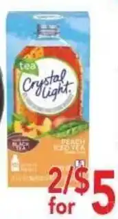 Ingles Markets Crystal Light Peach Iced Tea offer