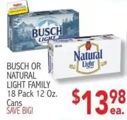 Ingles Markets Busch or Natural Light family offer