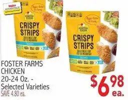 Ingles Markets Foster Farms chicken crispy strips offer