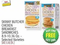 Ingles Markets Skinny butcher chicken breakfast sandwiches offer