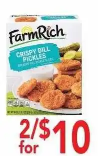 Ingles Markets FarmRich crispy dill pickles offer