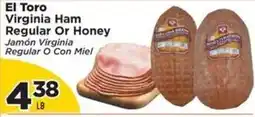 Presidente El Toro Virginia Ham offer