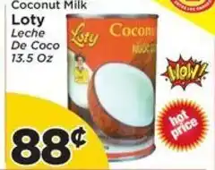 Presidente Loty coconut milk offer