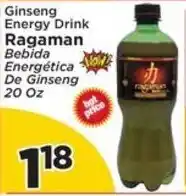 Presidente Ragaman ginseng energy drink offer