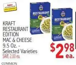 Ingles Markets Kraft restaurant edition mac & cheese offer