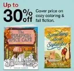 Target Dream Harbor cozy coloring & fall fiction offer