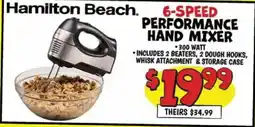 Ollie's Hamilton Beach 6-speed performance hand mixer offer
