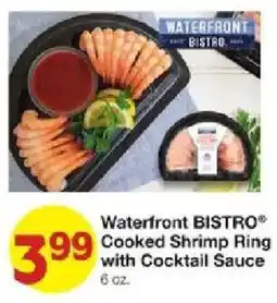 United Supermarkets Waterfront Bistro Cooked Shrimp Ring offer