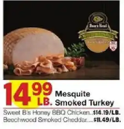 United Supermarkets House Brand Mesquite Smoked Turkey offer
