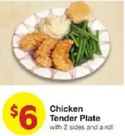 United Supermarkets Chicken Tender Plate offer