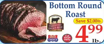 Certified Angus Beef Bottom Round Roast