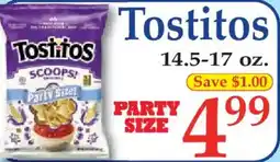 Market Basket Tostitos scoops! party size offer