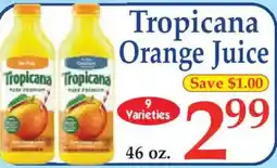 Market Basket Tropicana orange juice offer
