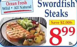 Market Basket Ocean Fresh Swordfish Steaks offer