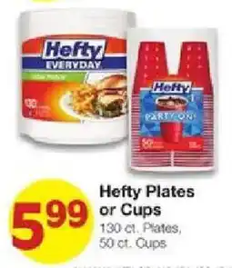 United Supermarkets Hefty plates or cups offer